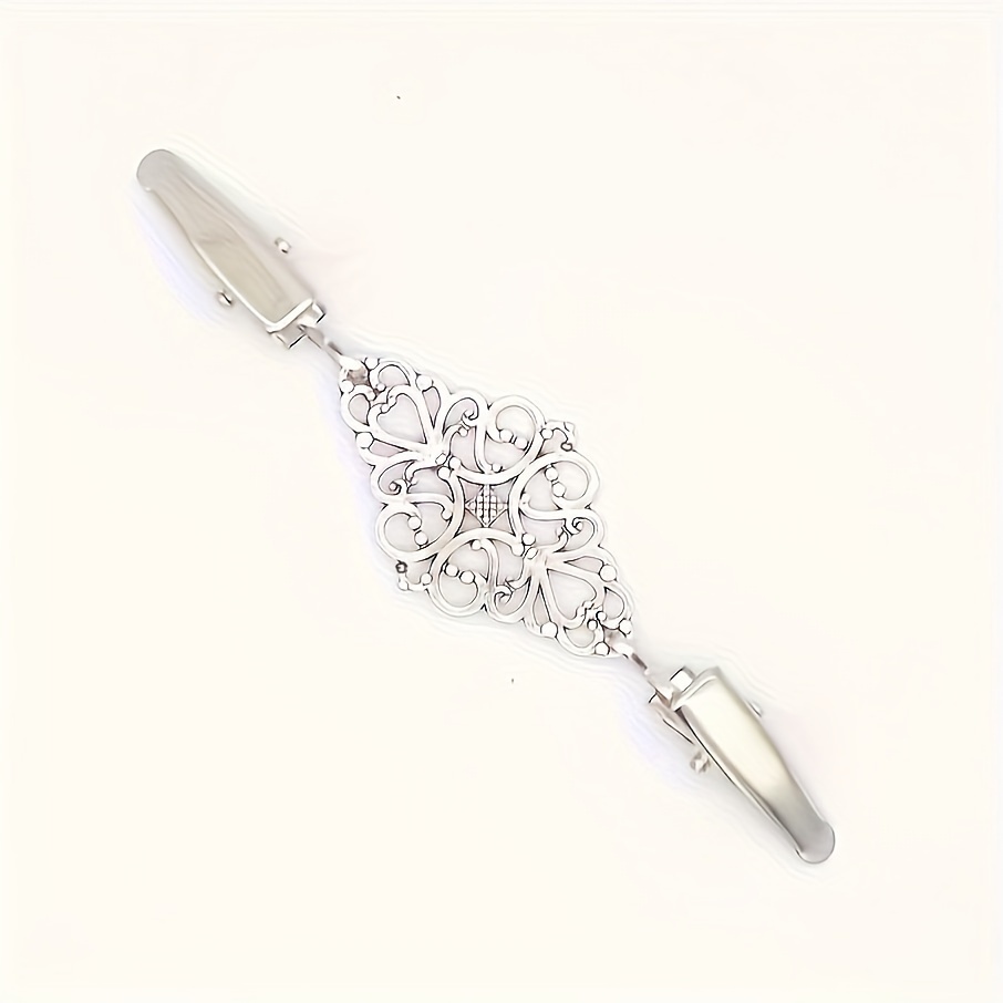 Vintage Hollow Flower Shawl Clip Brooch, Ideal Gift
